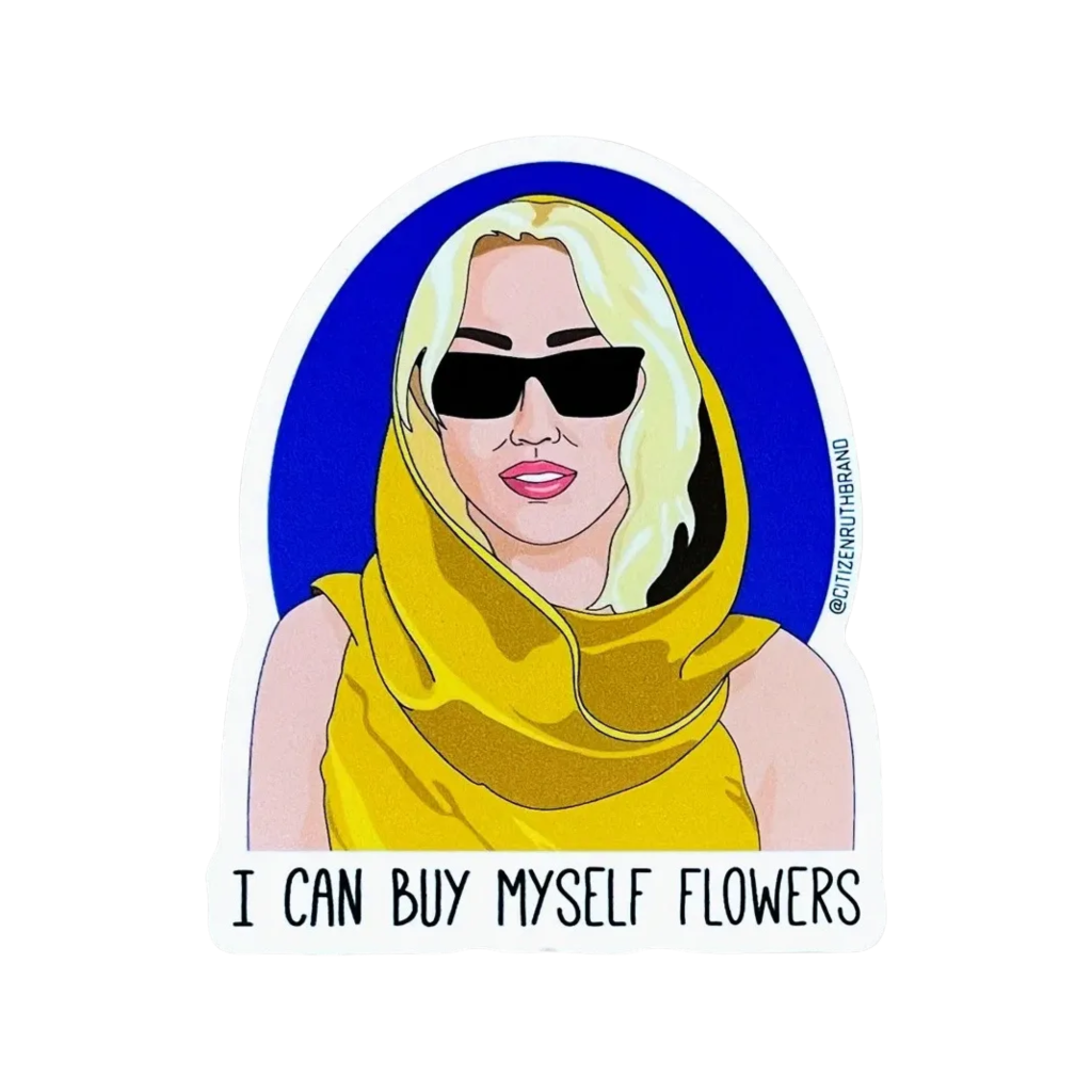 Buy Myself Flowers Sticker – Brittany Paige