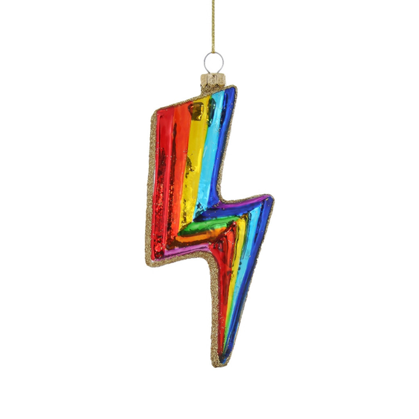 Chroma Bolt Glass Ornament CODY FOSTER AND CO. Holiday - Ornaments