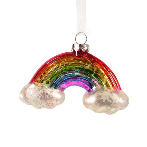 Rainbow Glass Ornament - Small CODY FOSTER AND CO. Holiday - Ornaments