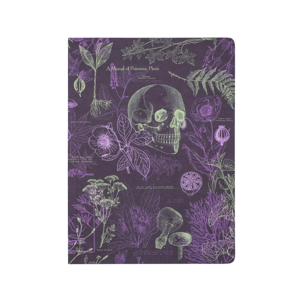 Poisonous Plants Dot Grid Softcover Notebook Cognitive Surplus Books - Blank Notebooks & Journals