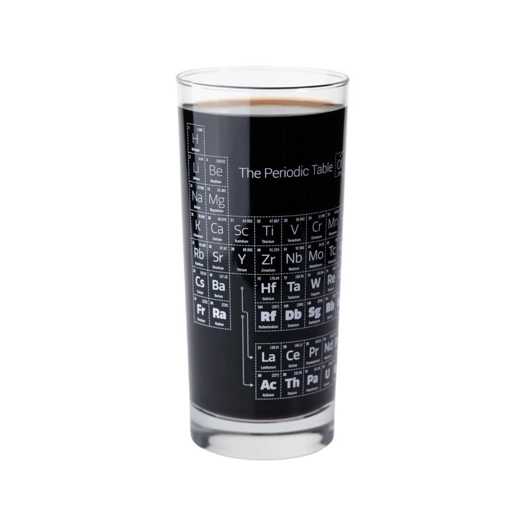 Periodic Table Tumbler Glass Cognitive Surplus Home - Mugs & Glasses - Pint Glasses