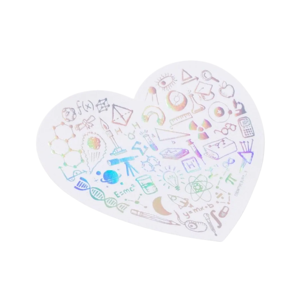Science Is Love Sticker Cognitive Surplus Impulse - Decorative Stickers