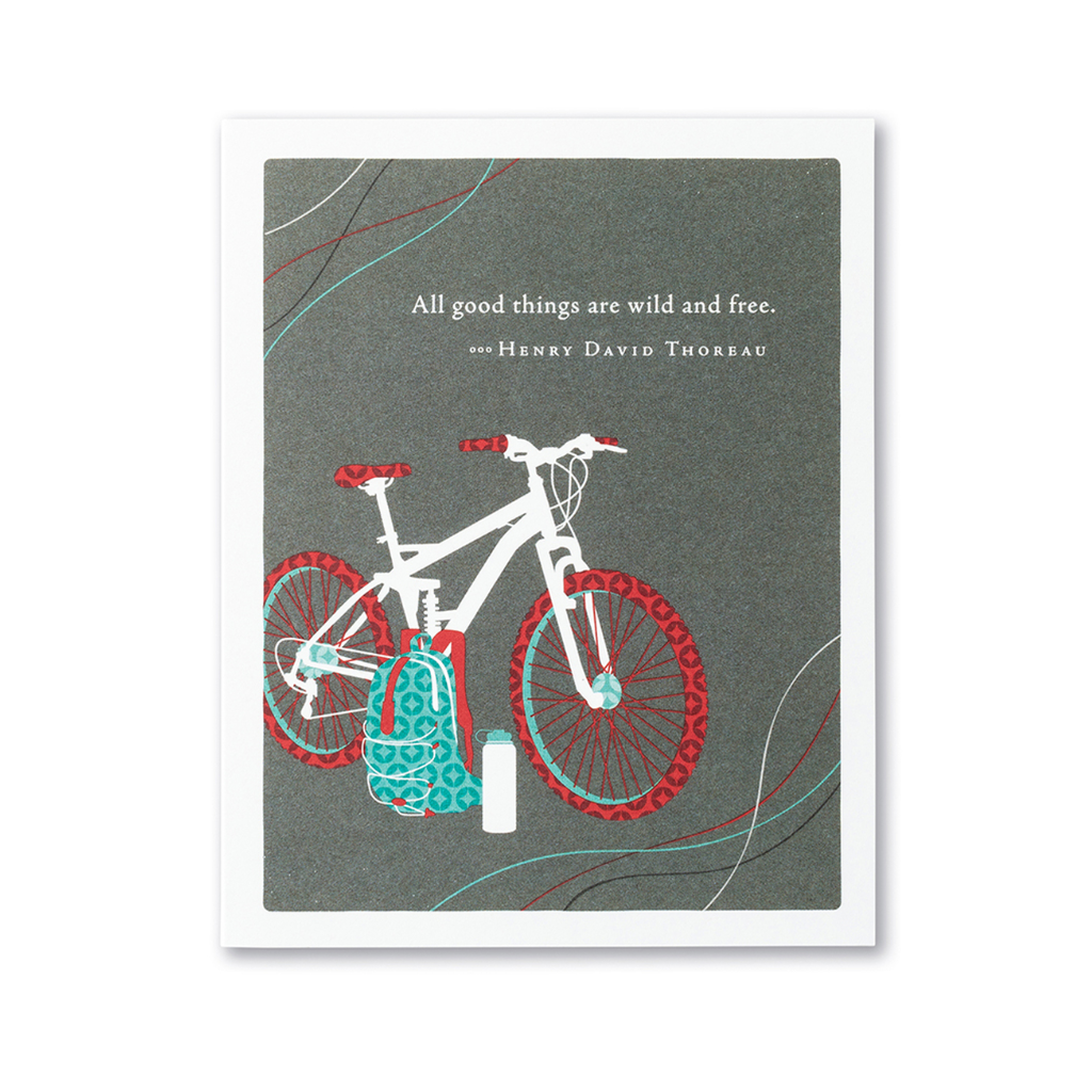 All Good Things Are Wild And Free Birthday Card Compendium Cards - Birthday