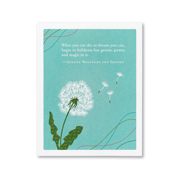 What You Can Do Or Dream You Can Begin It Graduation Card Compendium Cards - Graduation