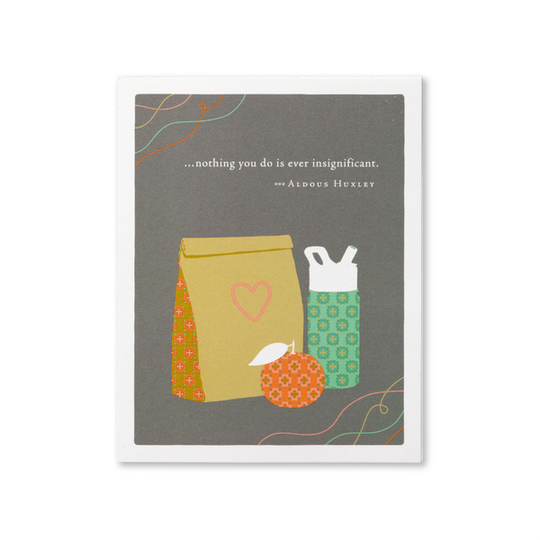 Nothing You Do Is Ever Insignificant Mother's Day CArd Compendium Cards - Holiday - Mother's Day
