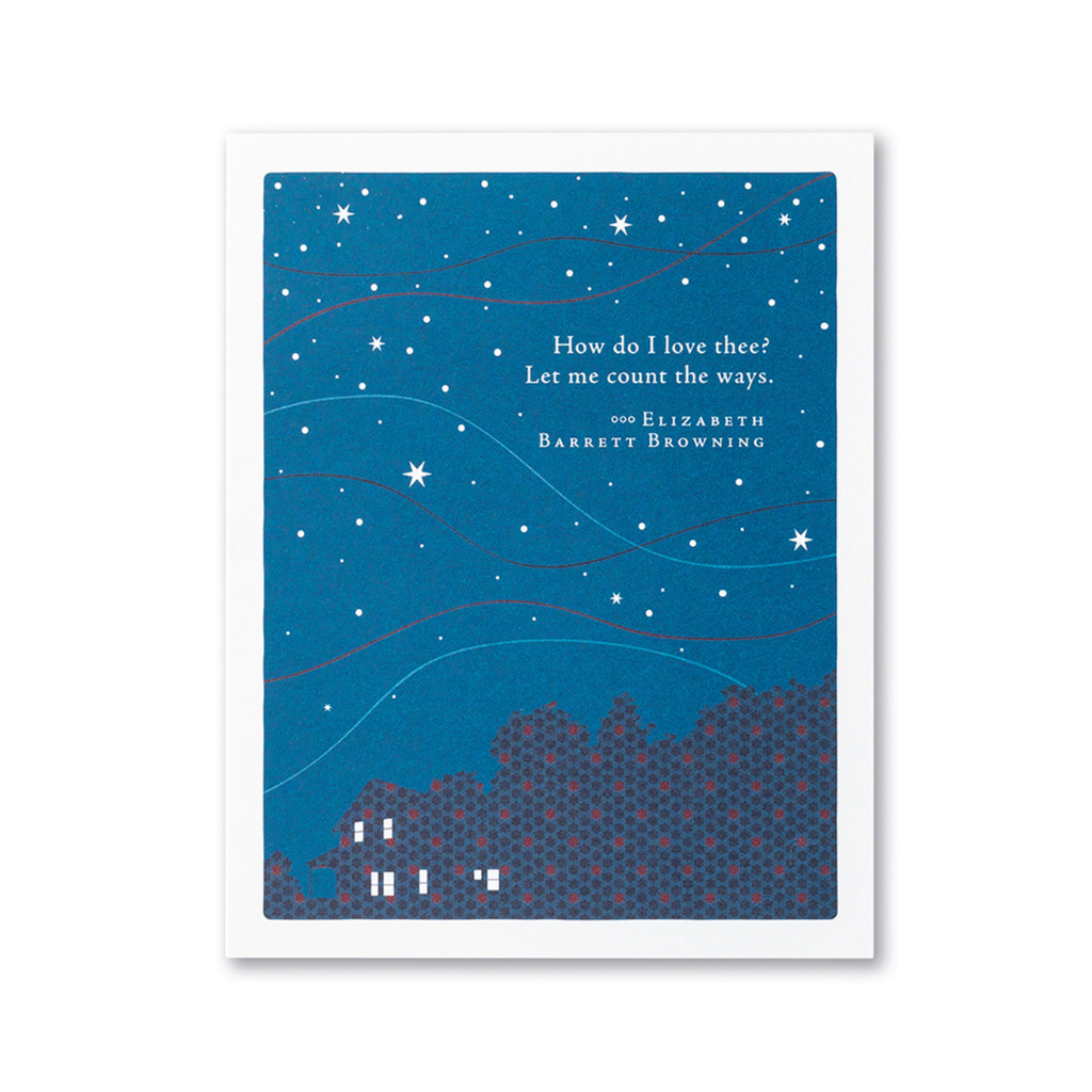 How Do I Love Thee Anniversary Card Compendium Cards - Love - Anniversary