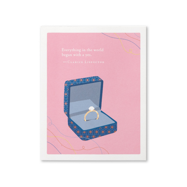 Everything In The World Ring Wedding Card Compendium Cards - Love - Wedding
