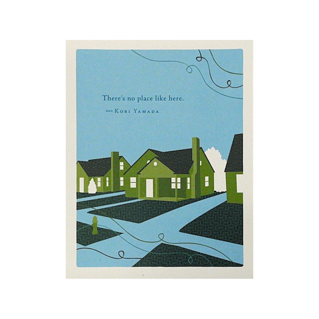No Place Like Here New House Card Compendium Cards - New Home