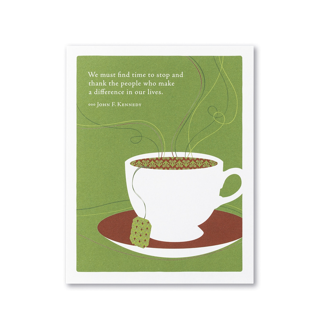 Stop And Thank The People Who Make A Difference Appreciation Card Compendium Cards - Thank You