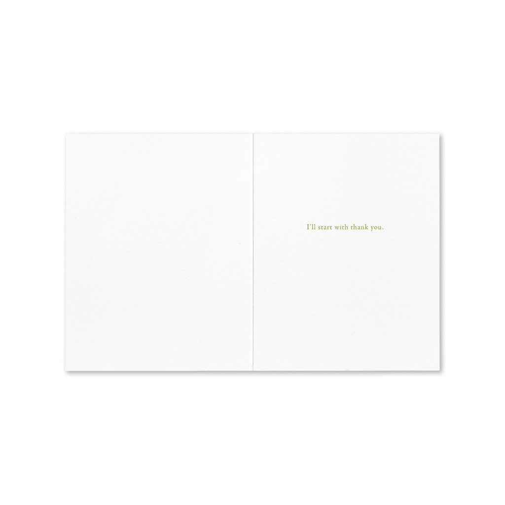 What Else Is There To Say Thank You Card Compendium Cards - Thank You