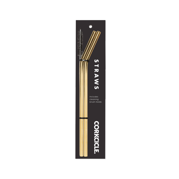 Corkcicle Tumbler Straw - Gold Corkcicle Home - Barware - Drinking Straws