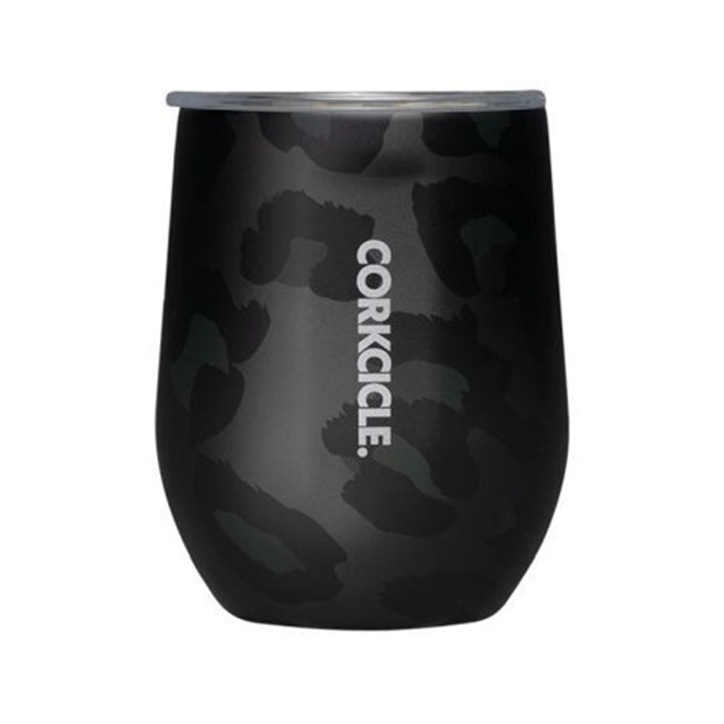 NIGHT LEOPARD / STEMLESS - 12OZ Corkcicle - Exotic Animal Collection Corkcicle Home - Mugs & Glasses - Reusable