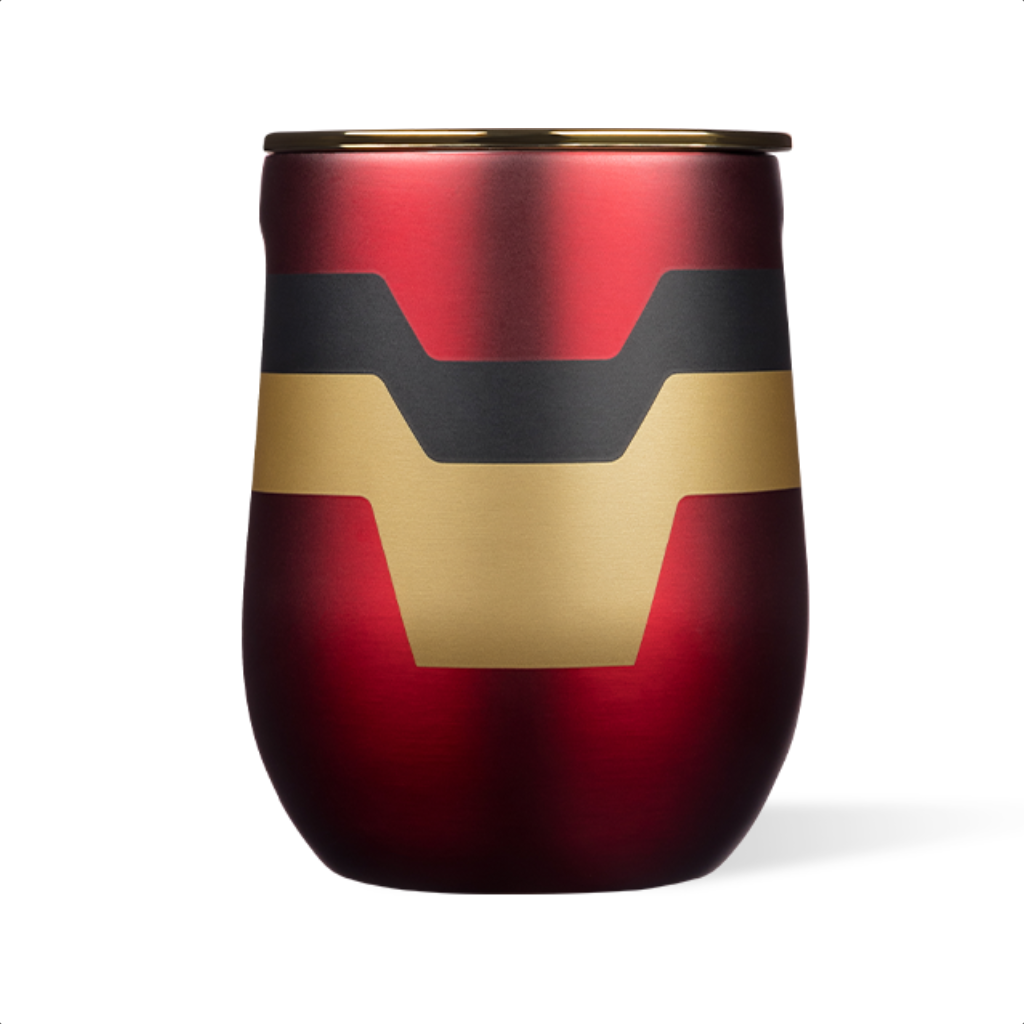 Stemless - 12 oz. Corkcicle - Marvel - Iron Man Corkcicle Home - Mugs & Glasses - Reusable