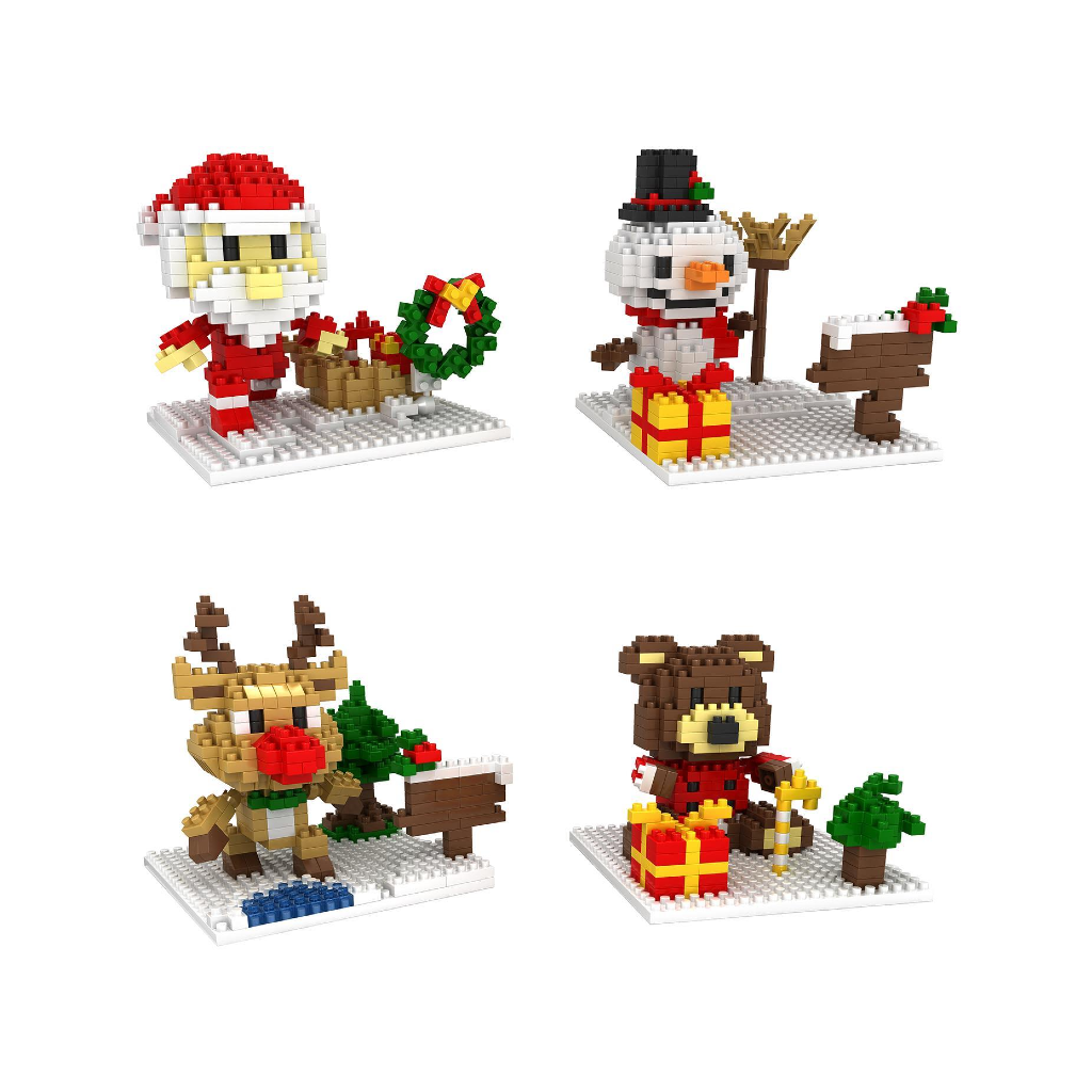 Christmas Tiny Building Blocks from Cupcakes & Cartwheels Urban