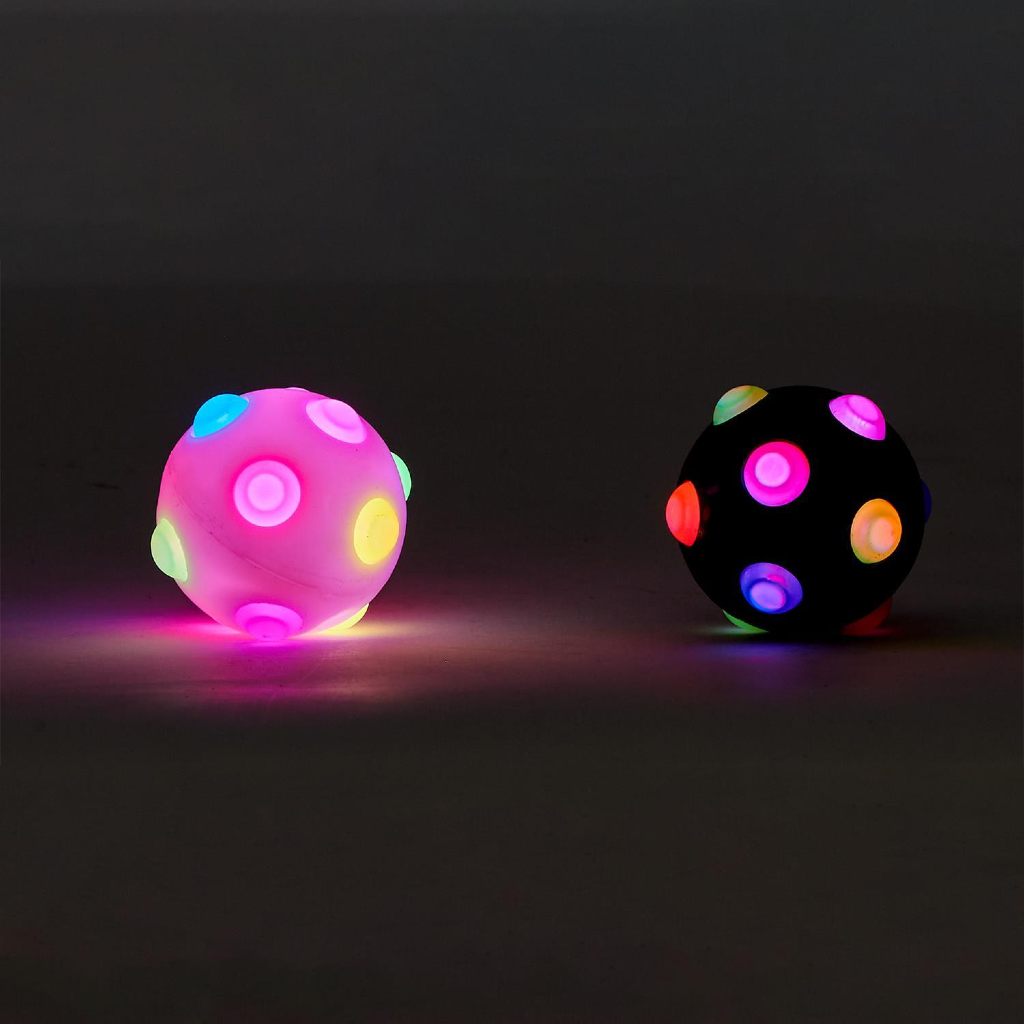 Flashing Meteorite Bouncing Ball - Assorted Cupcakes & Cartwheels Toys & Games