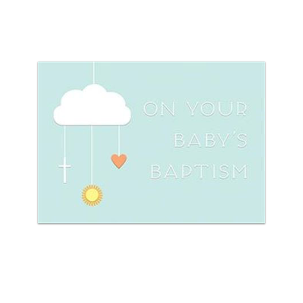 Baby Mobile Baptism Card Design Design Cards - Baptism & Christening
