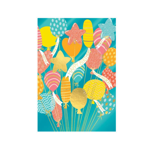Big Fun Balloons Birthday Card Design Design Cards - Birthday