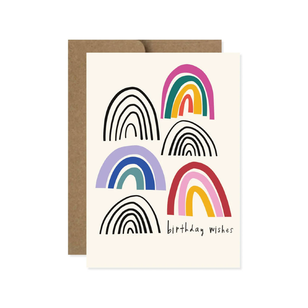 Birthday Wishes Rainbows Birthday Card Design Design Cards - Birthday