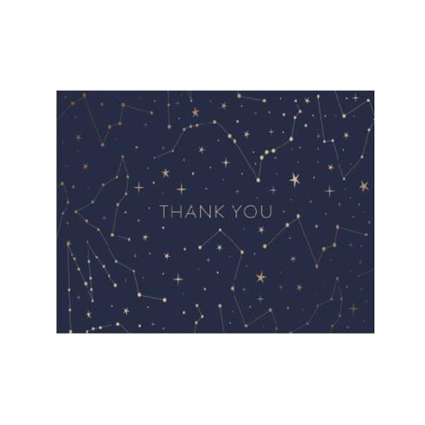 DES BOXED CARDS THANK YOU CONSTELLATION THANK YOU Design Design Cards - Boxed Cards - Thank You