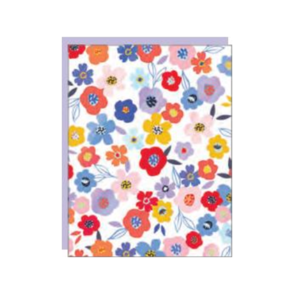 Petite Bright Blooms Blank Boxed Cards - Set Of 12 Design Design Cards - Boxed - Notecards