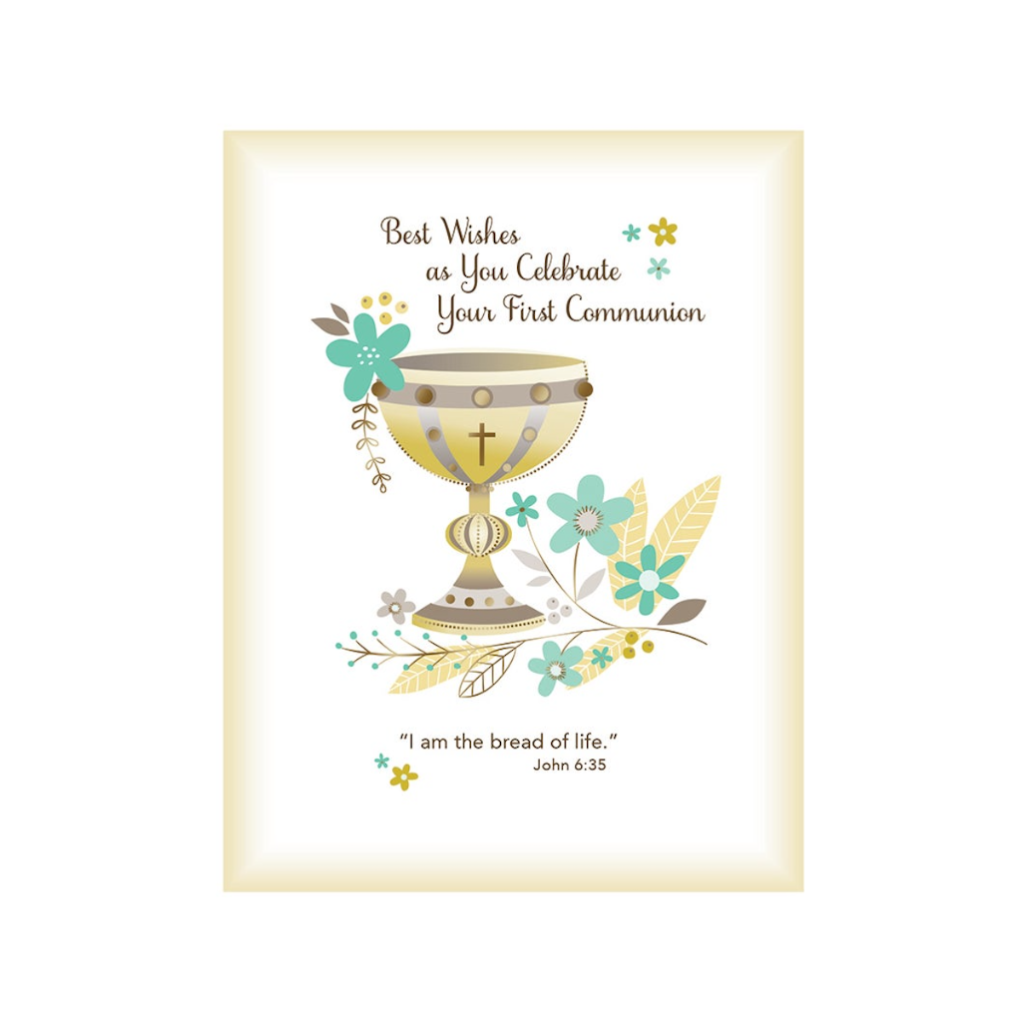 Ornate Chalice First Communion Card – Urban General Store