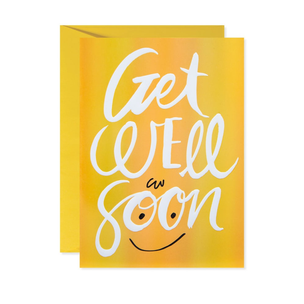Happy Face Get Well Card Design Design Cards - Get Well