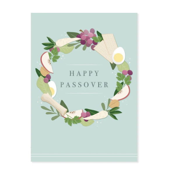 Wreath Happy Passover Card Design Design Cards - Holiday - Passover