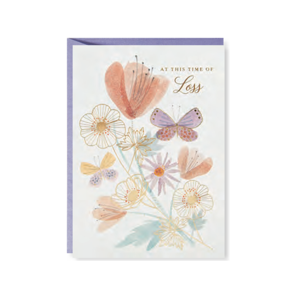 At This Time Of Loss Sympathy Card Design Design Cards - Sympathy