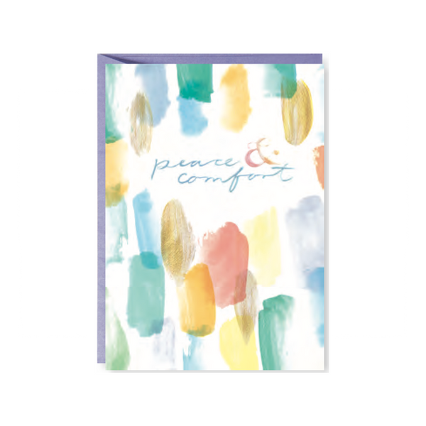 Peace And Comfort Sympathy Card Design Design Cards - Sympathy