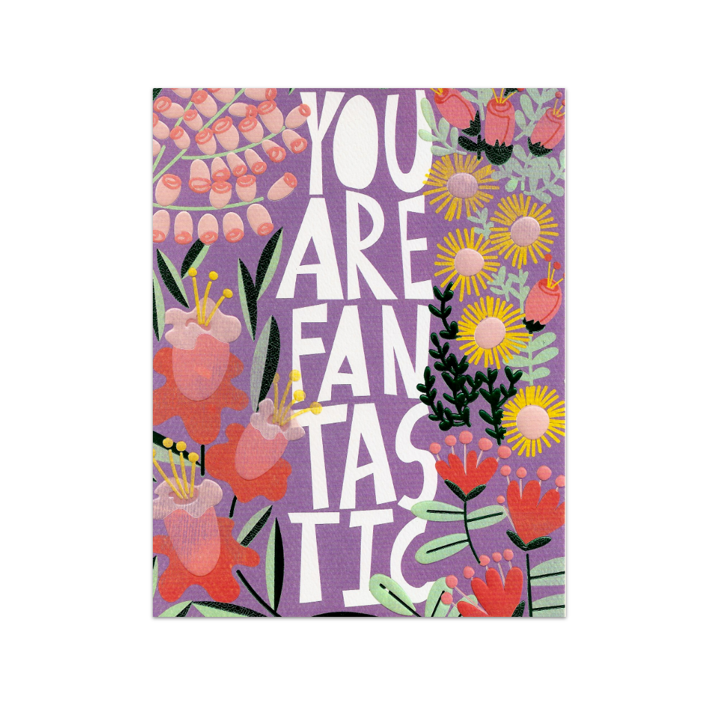 You Are Fantastic Thank You Card Design Design Cards - Thank You