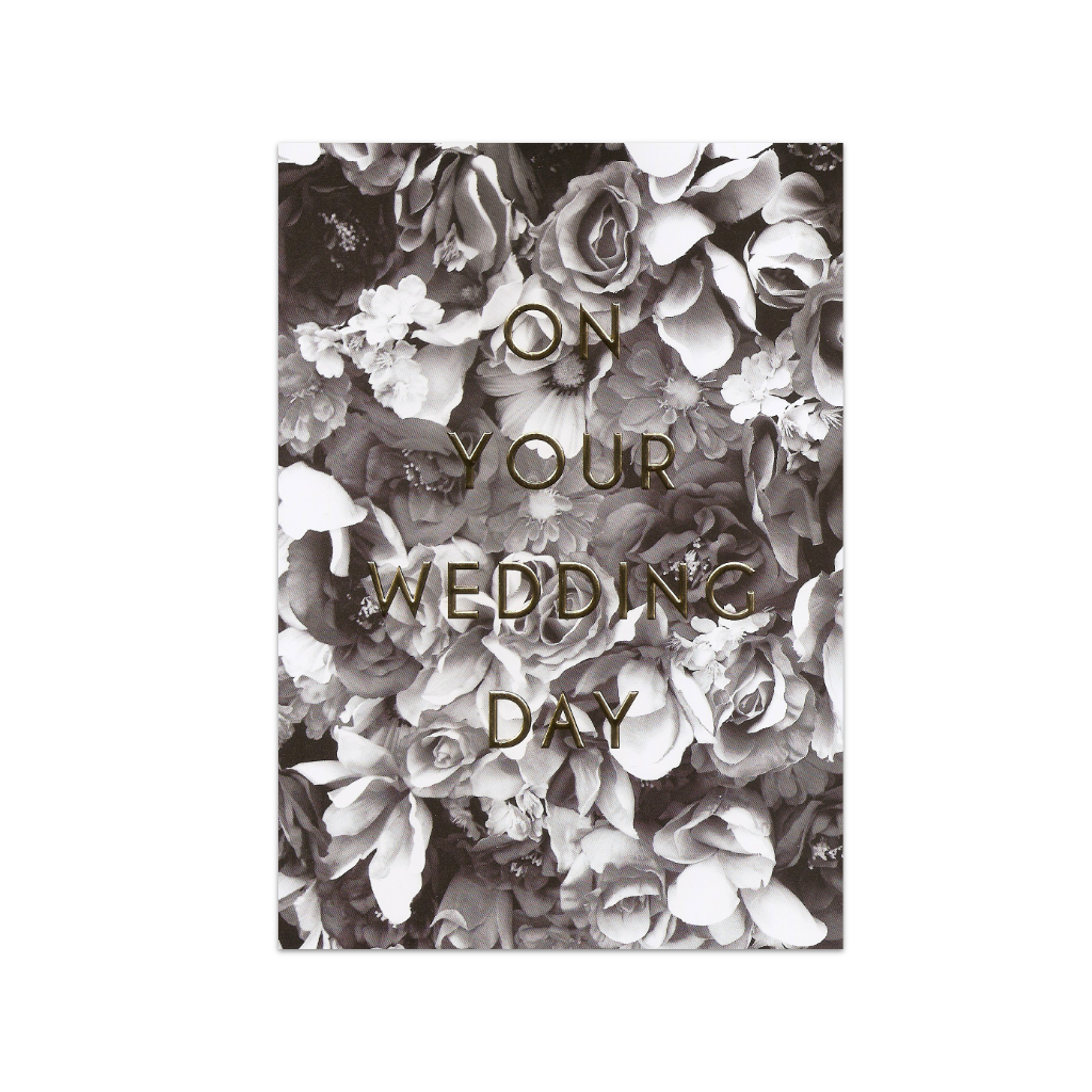 On Your Wedding Day Flower Wedding Card Design Design Cards - Wedding