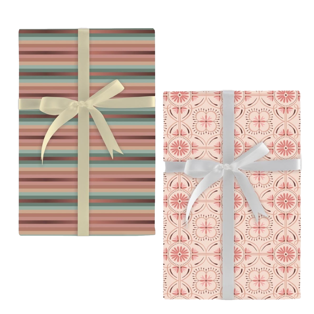 Bohemian Blossom Gift Wrap Design Design Gift Wrap & Packaging - Gift Wrap