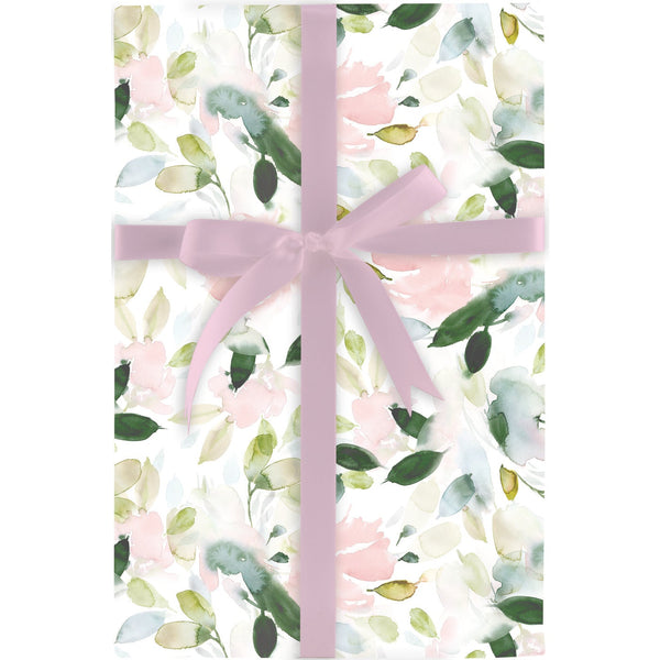 Breezy Blossoms Tumble Gift Wrap Roll Design Design Gift Wrap & Packaging - Gift Wrap