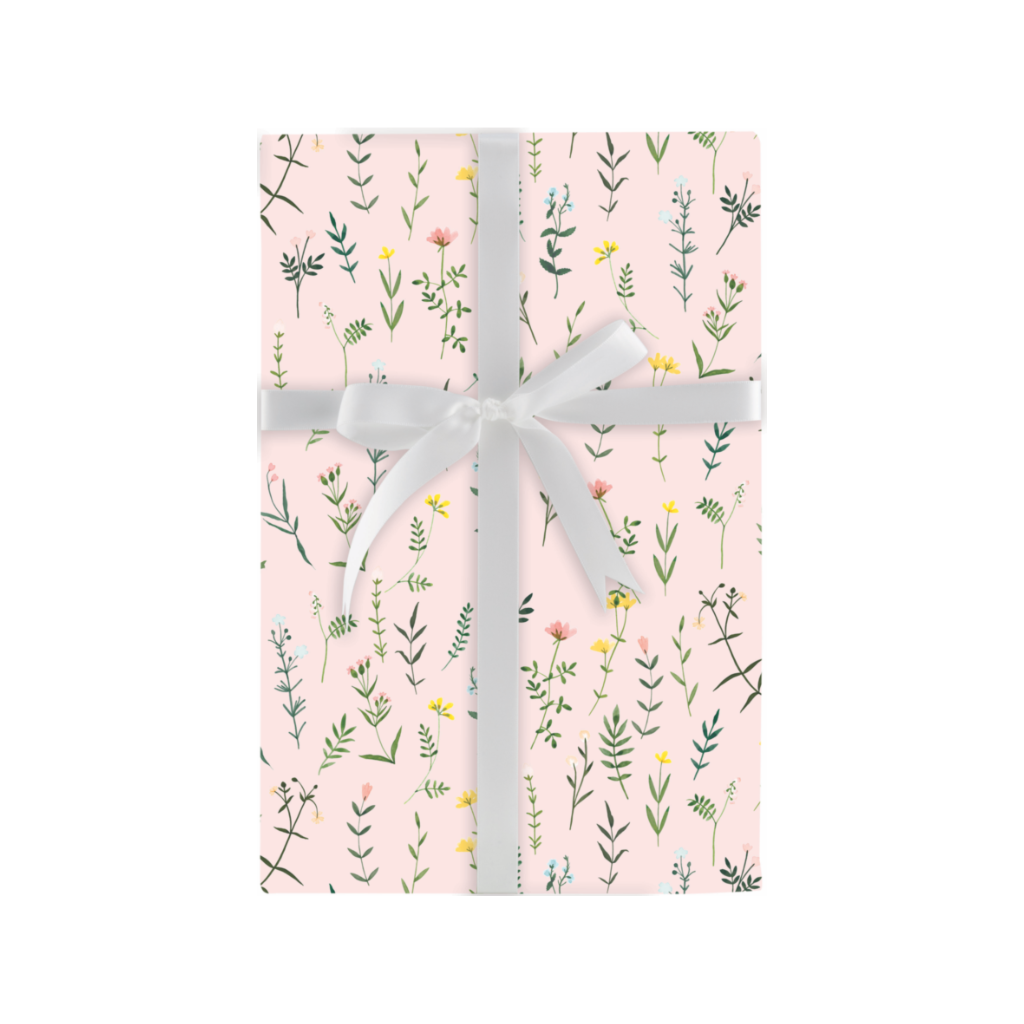 GARDEN Wildflower Gift Wrap Rolls Design Design Gift Wrap & Packaging - Gift Wrap
