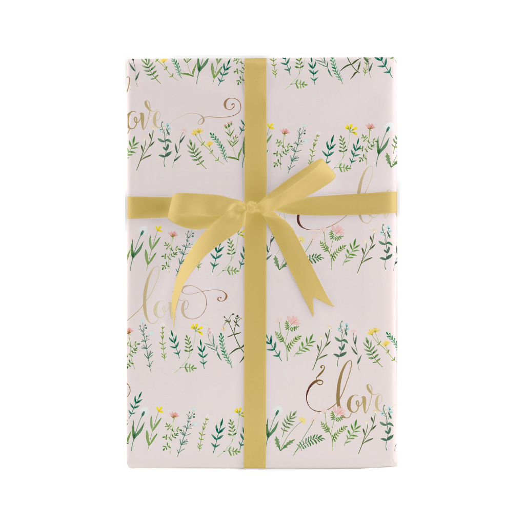 LOVE Wildflower Gift Wrap Rolls Design Design Gift Wrap & Packaging - Gift Wrap