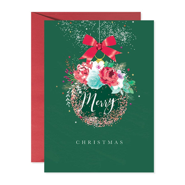 DDH CARD CHRISTMAS BEAUTIFUL MERRY ORNAMENT Design Design Holiday Cards - Holiday - Christmas