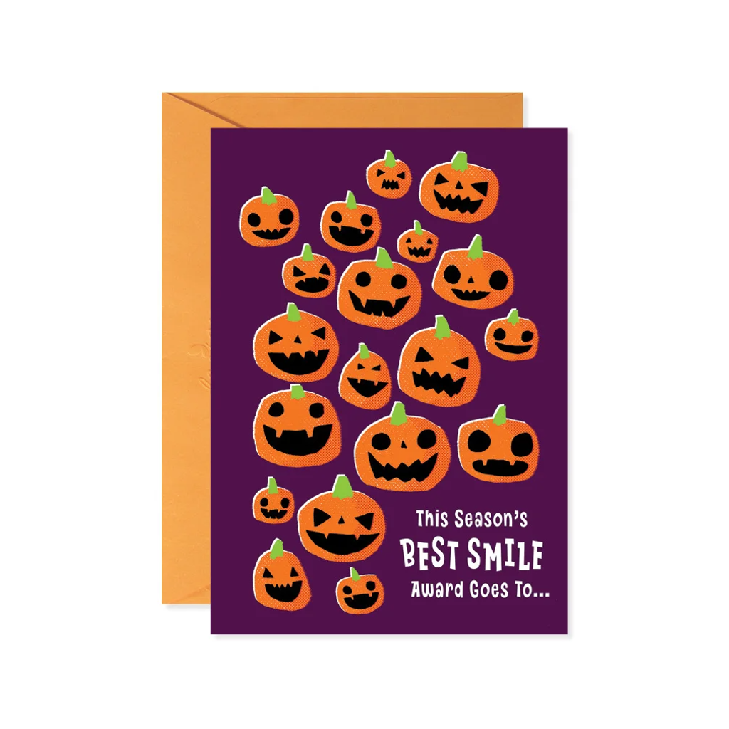 Moody Pumpkins Halloween Card Design Design Holiday Cards - Holiday - Halloween
