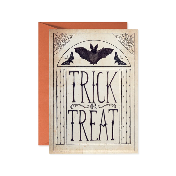 Spider Webs And Bats Halloween Card Design Design Holiday Cards - Holiday - Halloween