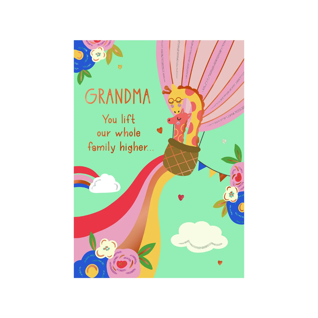 Grandma Lifts Us Up Mother's Day Card Design Design Holiday Cards - Holiday - Mother's Day