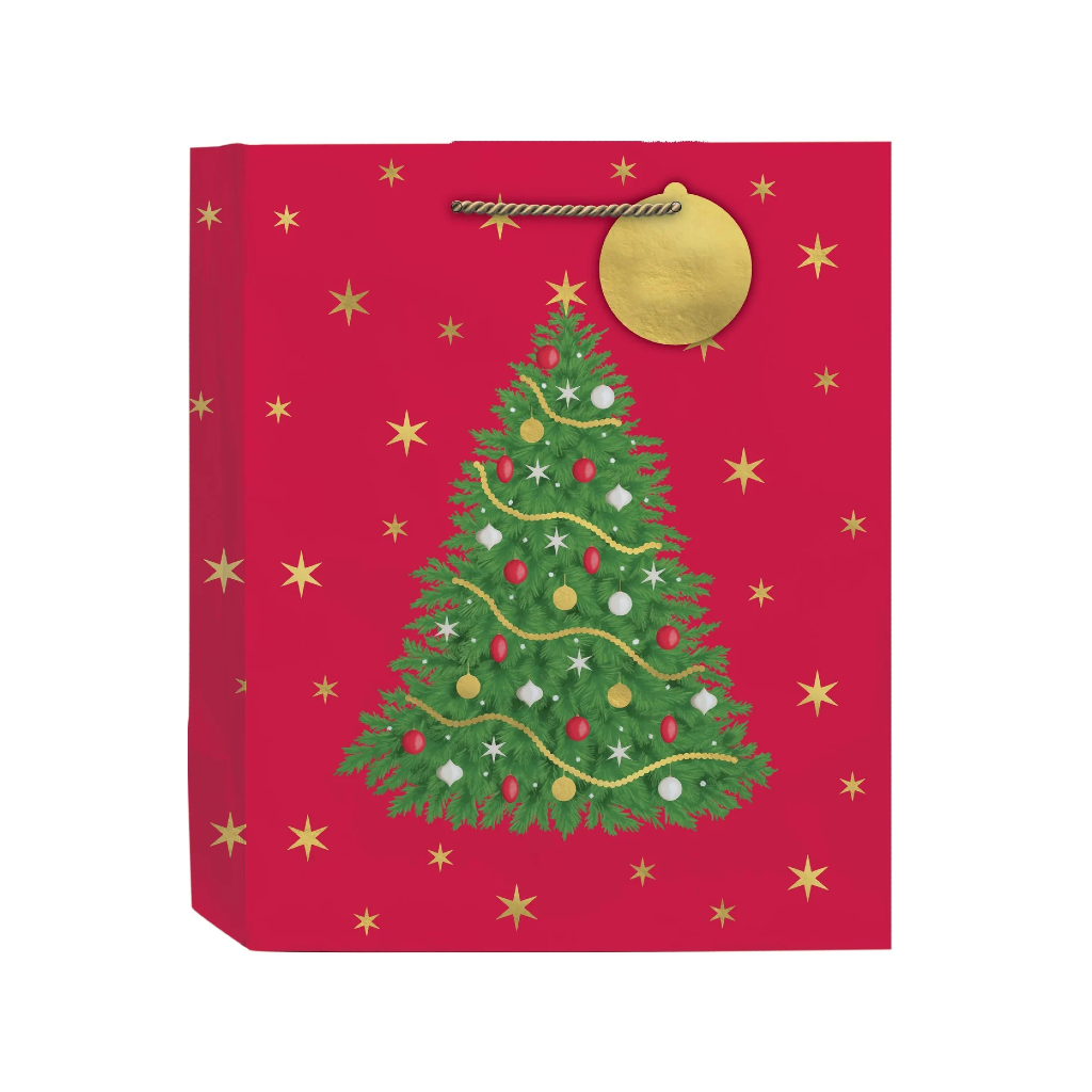 Metallic Red, Christmas Tree, Christmas Tidings Holiday Wrapping
