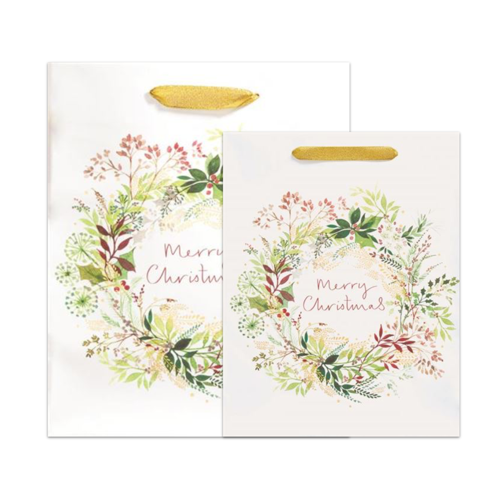 Magical Wreath Gift Bags Design Design Holiday - Paper & Packaging - Gift Bags