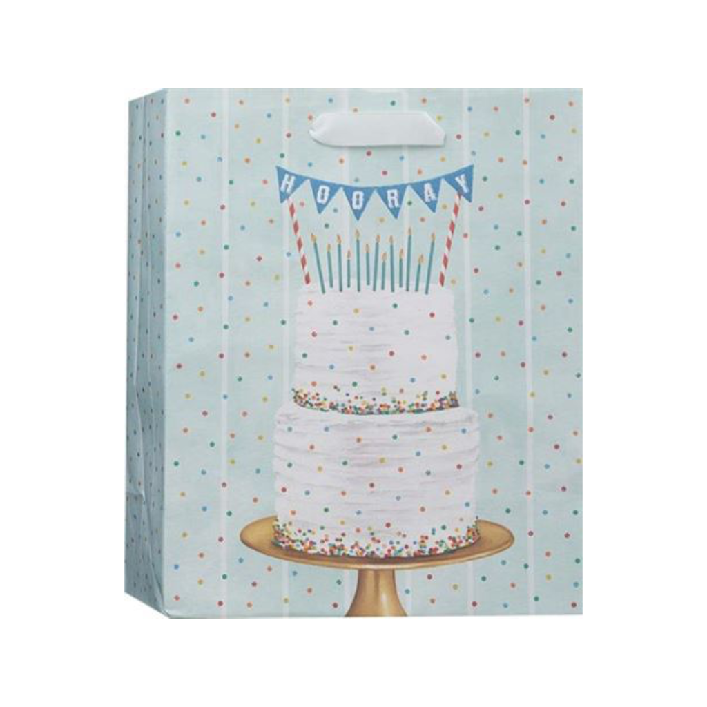 Cake Confetti Gift Bag - Medium Design Design Paper & Packaging - Gift Bags