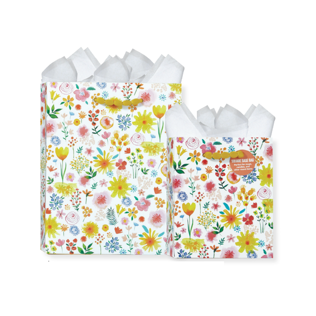 MEDIUM GIFT BAG Floral Splash Gift Packaging Design Design Paper & Packaging
