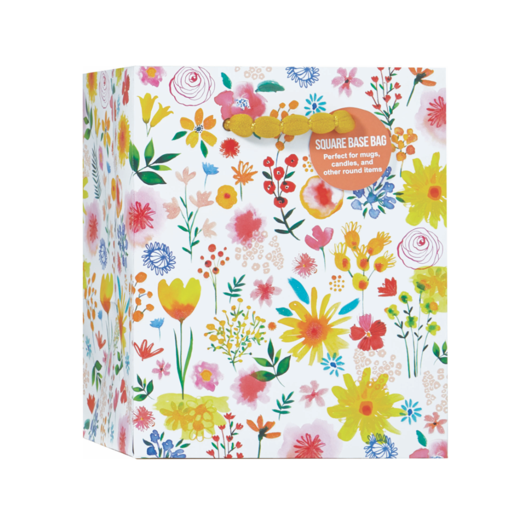 SMALL GIFT BAG Floral Splash Gift Packaging Design Design Paper & Packaging