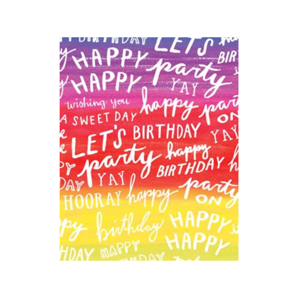 Rainbow Happy Birthday Gift Wrapping Paper Roll from Design Design – Urban  General Store