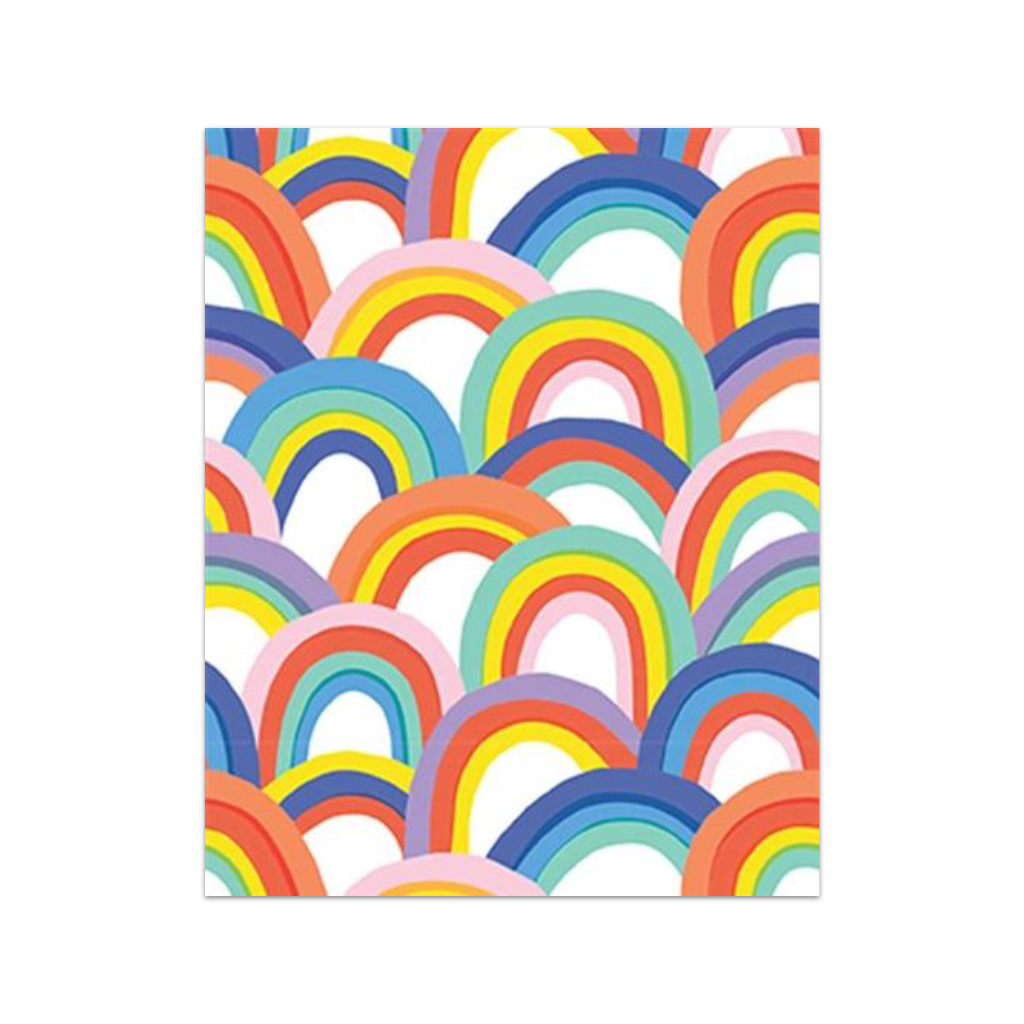 Tissue Paper - Color Play Rainbows Design Design Paper & Packaging - Tissue Paper