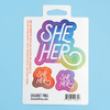 SHE/HER DIP PRONOUN STICKER SHEET Dissent Pins Toys & Games - Art & Drawing Toys