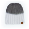GRAY Double Dip Beanie Hats - Women DM MERCHANDISING Apparel & Accessories - Winter - Adult - Hats