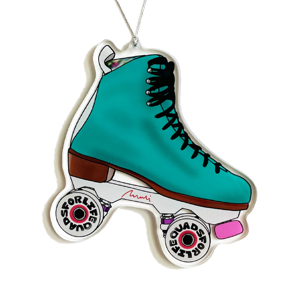 Roller Skate Ornament from Drawn Goods Urban General Store