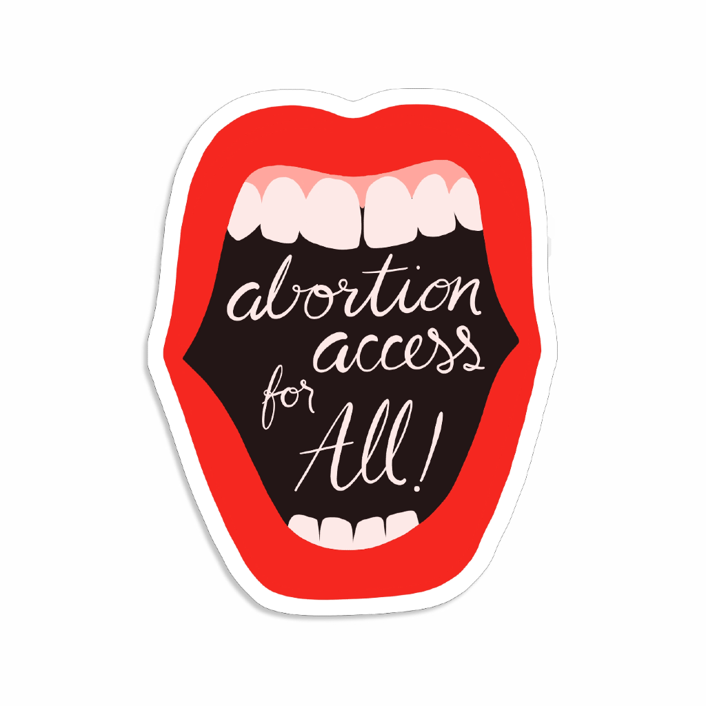 Abortion Access For All Sticker Drawn Goods Impulse - Decorative Stickers